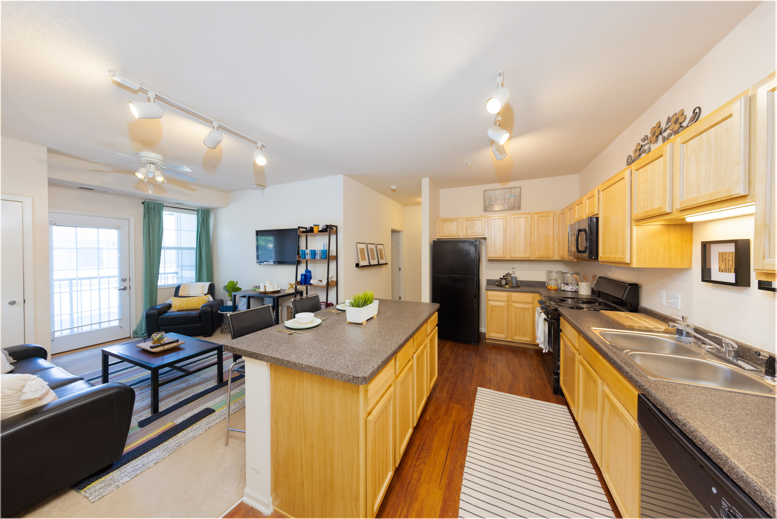 The Pavilion on Berry apartment kitchen